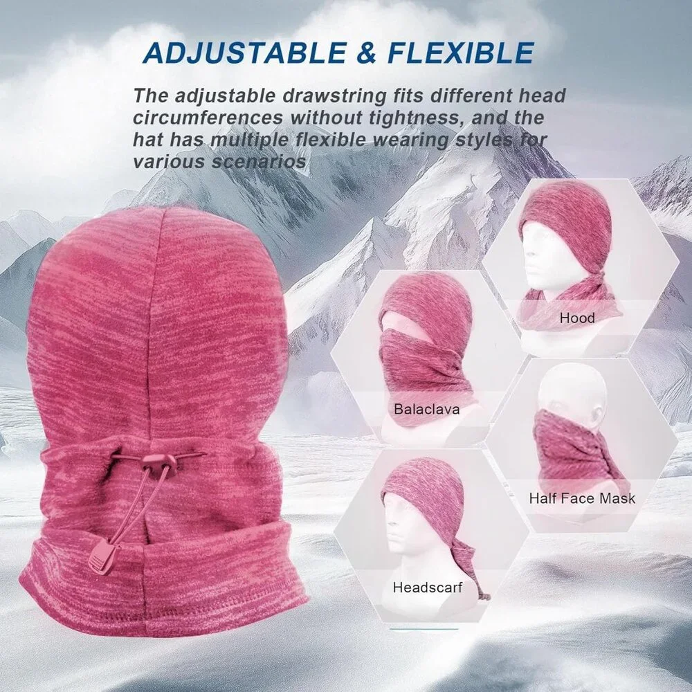 Winter Balaclava Ski Mask Breathable Warm Full Coverage for Snowboarding